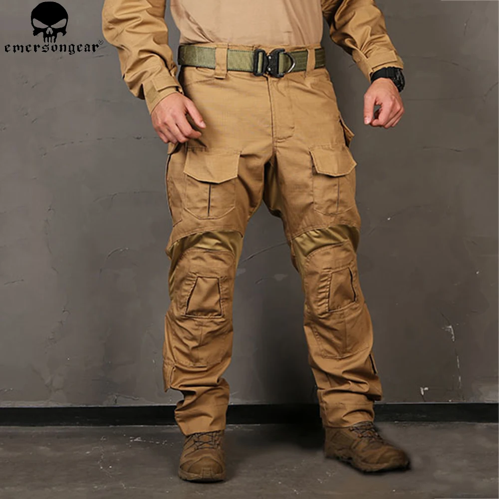 Emerson G3 Pantalones combate tácticos con rodilleras