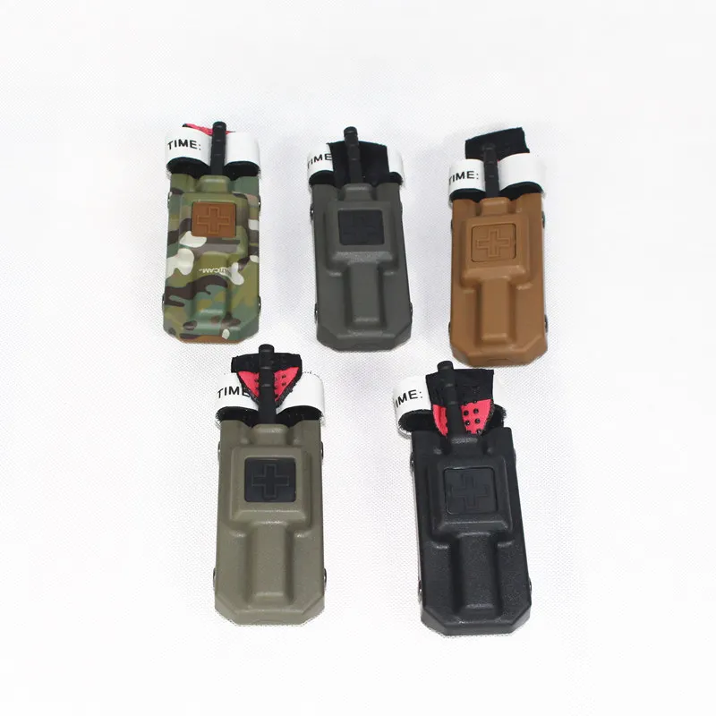 Porta-torniquete táctico Multicam negro para emergencias y airsoft - imagen 2