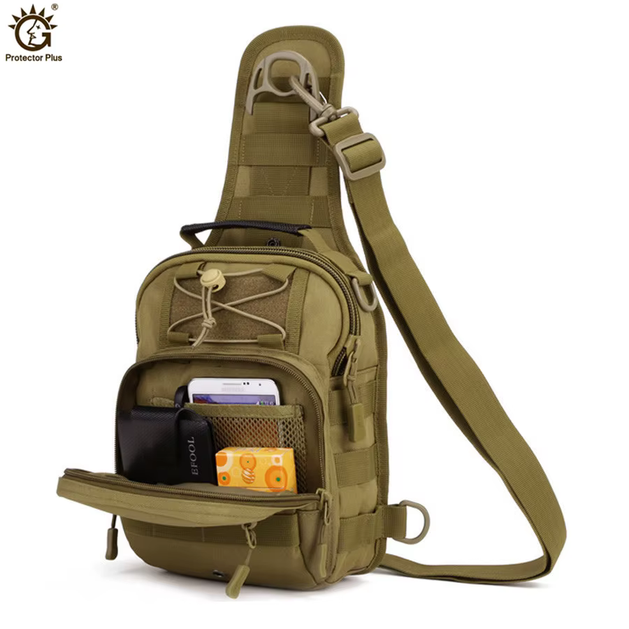 Bolsa pecho táctica MOLLE ripstop modular para chaleco - imagen 5