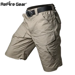 Shorts tácticos impermeables hombre – Camuflaje militar con bolsillo
