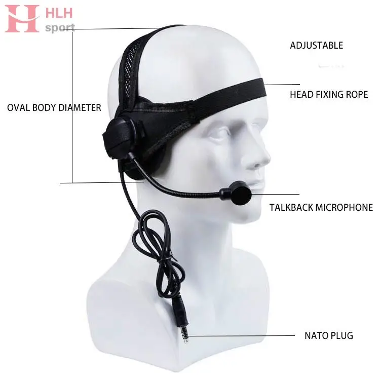 Selex TASC1 Auriculares tácticos PTT Kenwood Airsoft - imagen 2