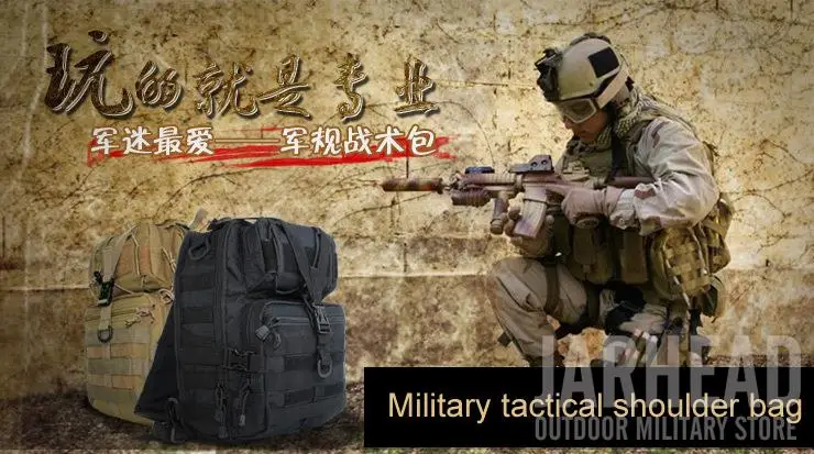 Mochila camuflaje táctica con diseño MOLLE