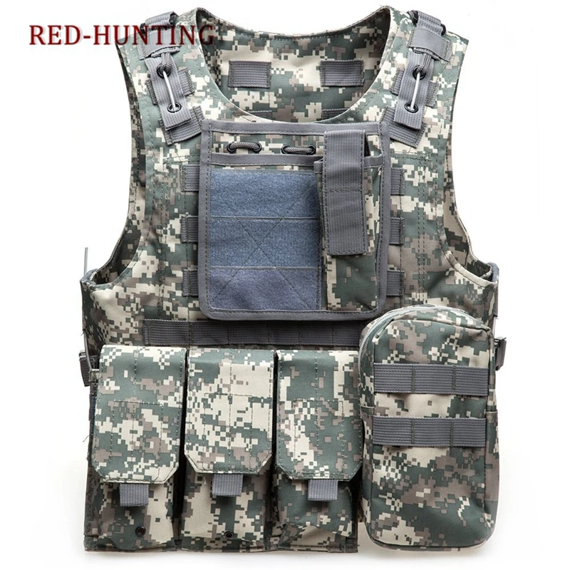 Chaleco táctico camuflaje militar – Caza y Airsoft - imagen 4