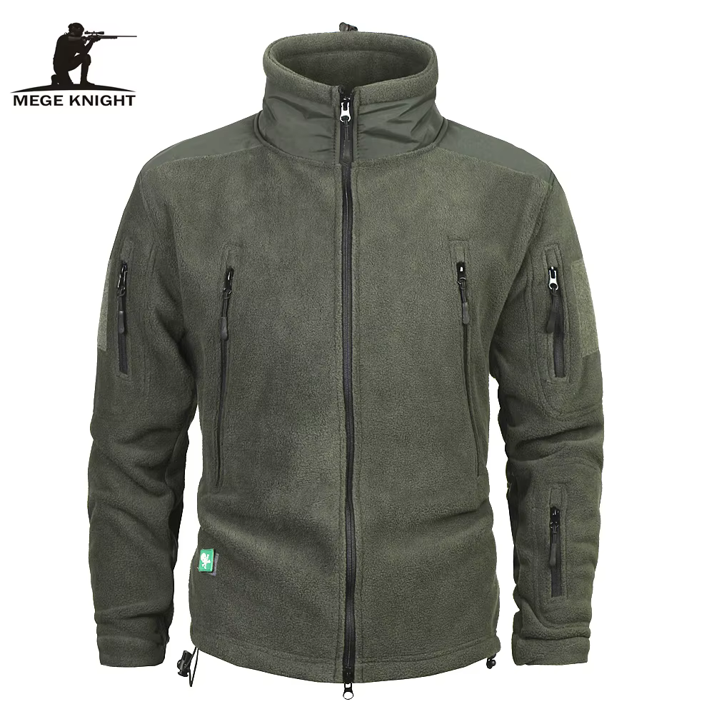 Mege Chaqueta polar militar táctica – Abrigo cálido Polartec