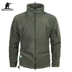 Mege Chaqueta polar militar táctica – Abrigo cálido Polartec