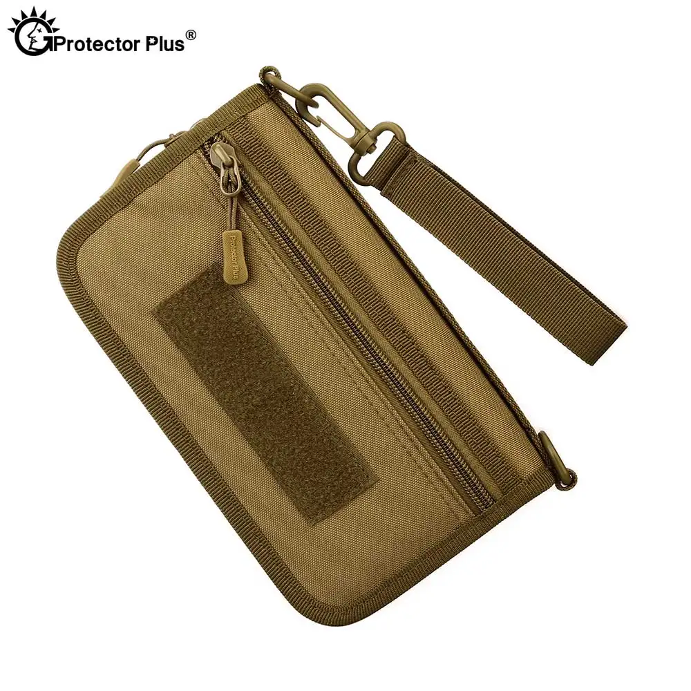 Cartera táctica camuflaje nailon con sistema MOLLE