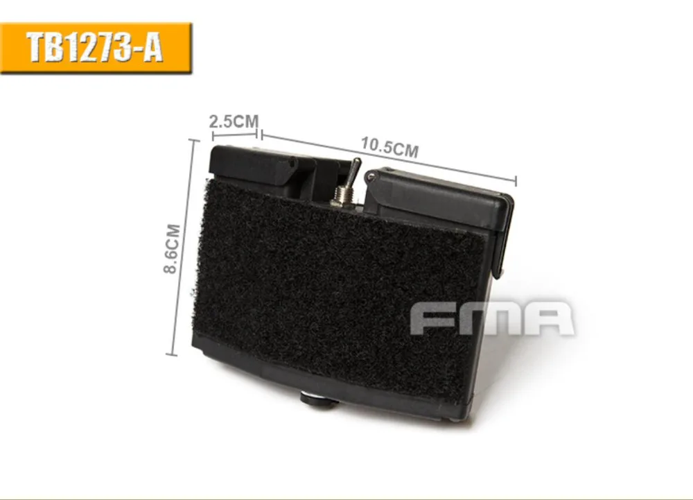 Caja de batería táctica FMA vista frontal