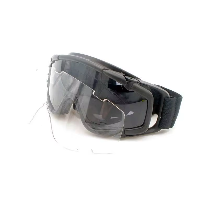 Gafas tácticas FMA Black Cooler vista frontal