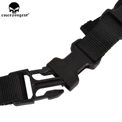 EmersonGear Correa táctica elástica corta negra – Airsoft y caza