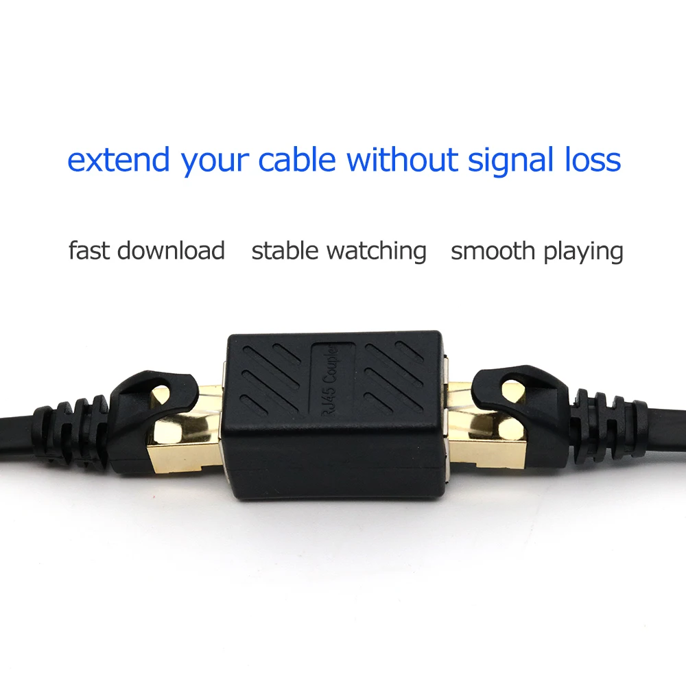 Xintylink adaptador doble RJ45 Cat6 extensión de red Ethernet - imagen 5