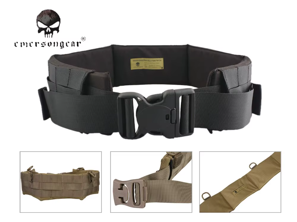 Emersongear Cinturón táctico MOLLE acolchado combate Airsoft - imagen 5
