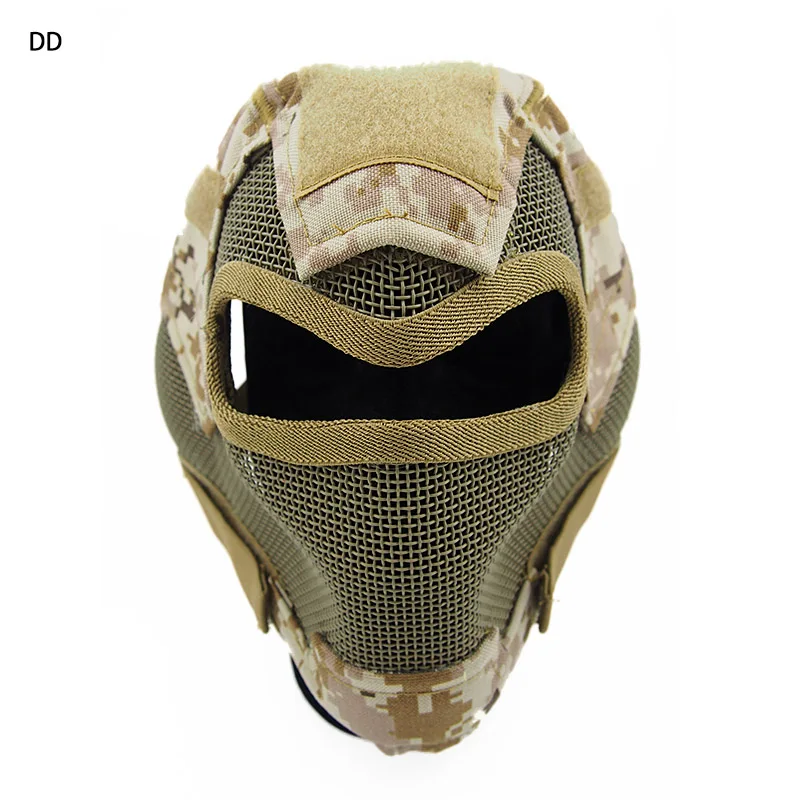 Máscara táctica de malla metálica para airsoft y caza - imagen 2