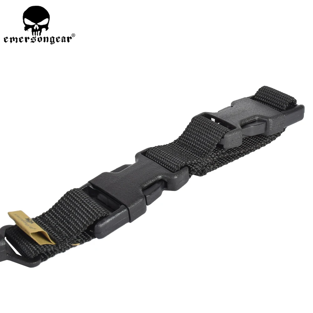 EmersonGear Correa táctica elástica corta negra – Airsoft y caza - imagen 3