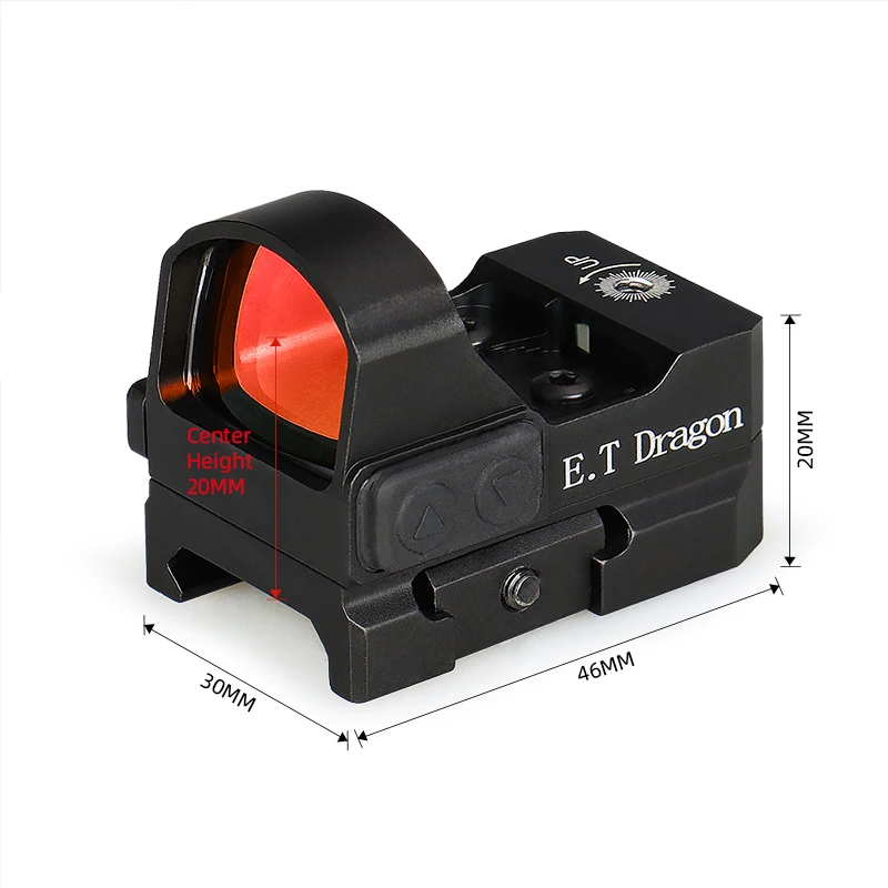 Mira red dot E.T. Dragon impermeable universal para pistola - imagen 3
