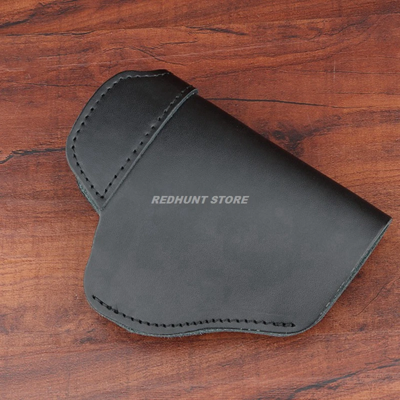Funda IWB táctica de cuero para porte oculto de pistolas compactas - imagen 4