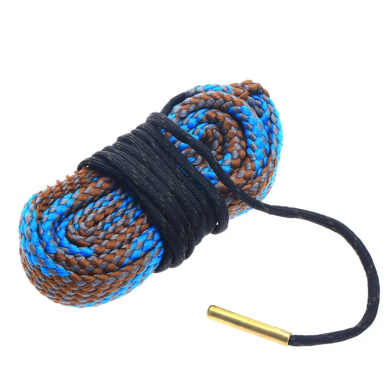 Cuerda de limpieza de rifle limpiador de barril nylon cobre cepillo - imagen 2