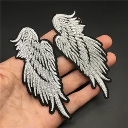 Parche bordado alas de ángel termoadhesivo para coser o planchar