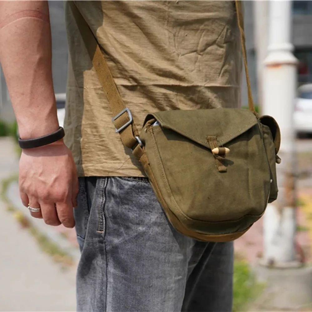 Bolsa munición lona militar para cargadores tambor AK Vietnam - imagen 3