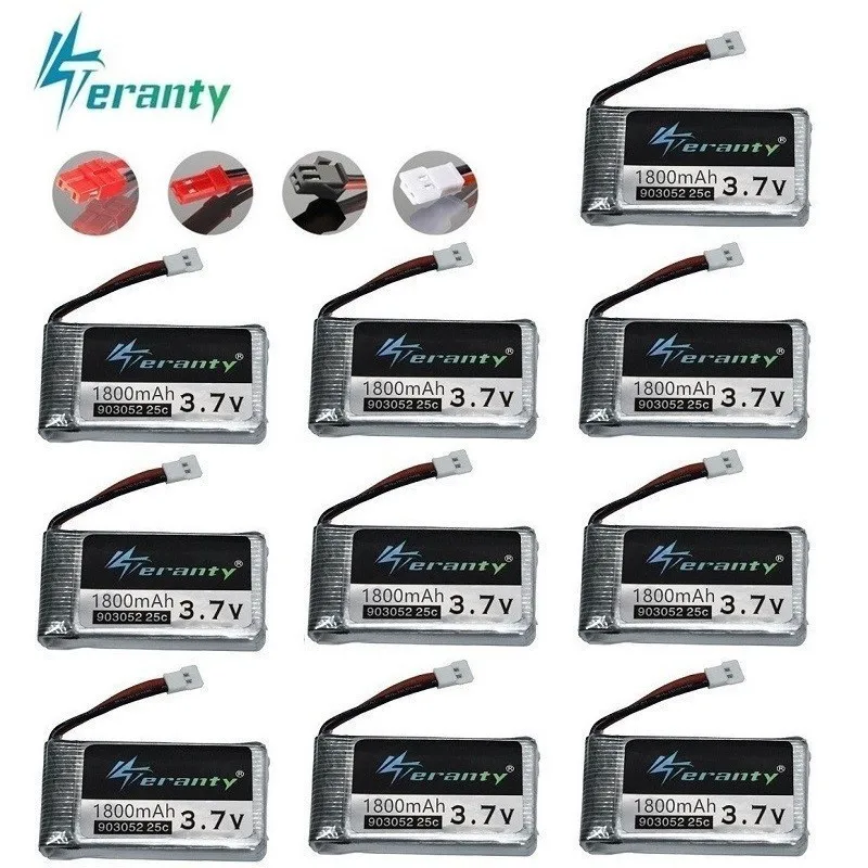 Batería LiPo 3.7V 1800mAh XH2.54 para drones SYMA X5SW KY601S