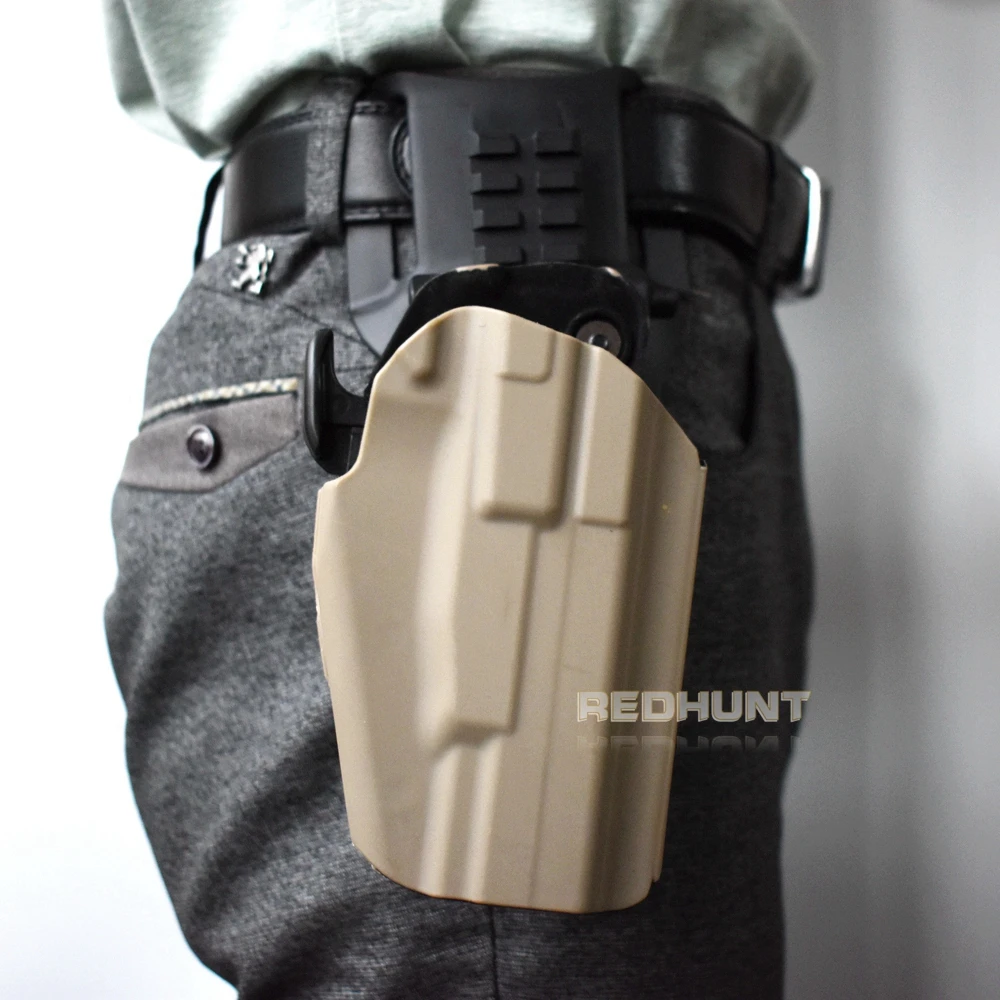 Pistolera táctica con correa ajustable – Caza y Paintball - imagen 5