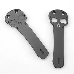 Cuchillo plegable táctico titanio con vaina y clip