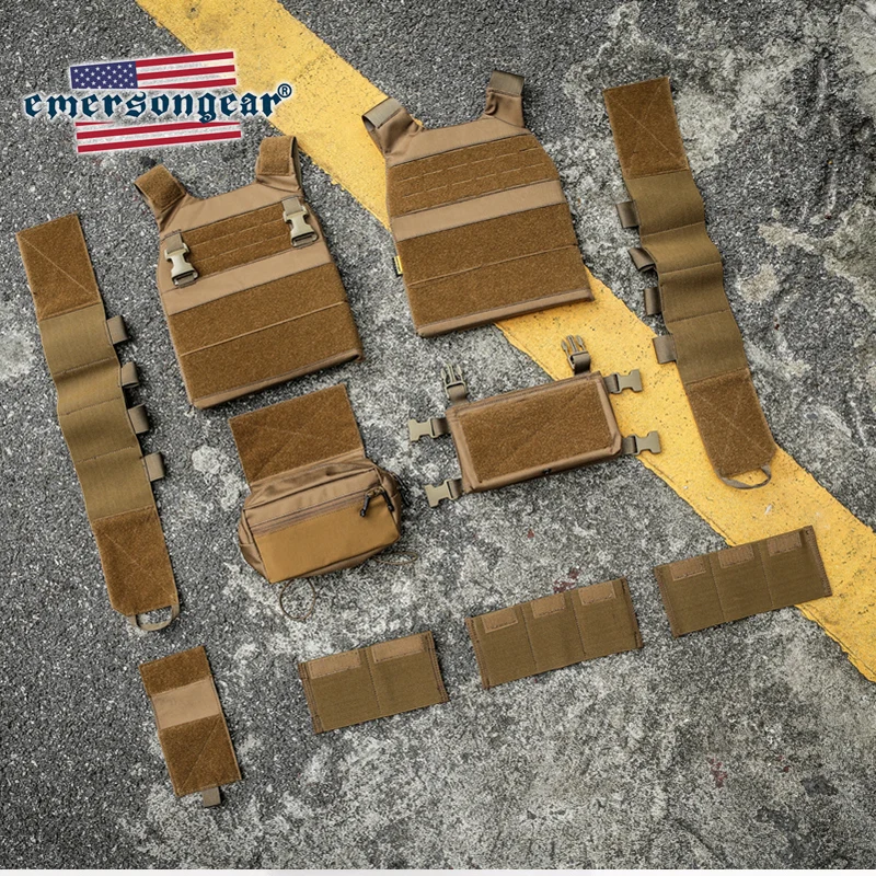 Emersongear Chaleco Táctico MK Airsoft Portador Placas Nylon MOLLE - imagen 2