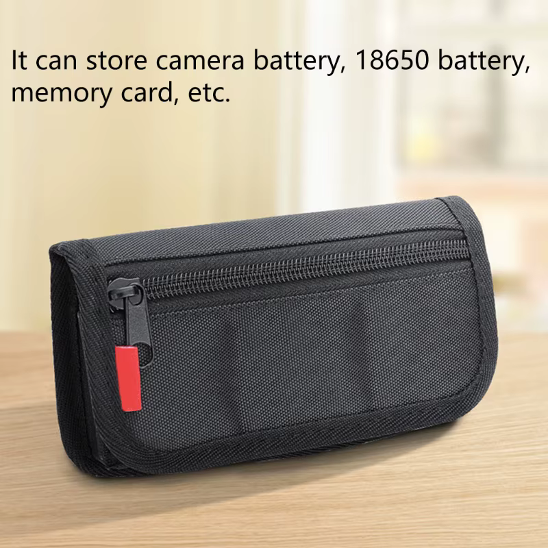 Funda baterías y tarjetas SD cámara – Estuche fotográfico táctico resistente - imagen 5