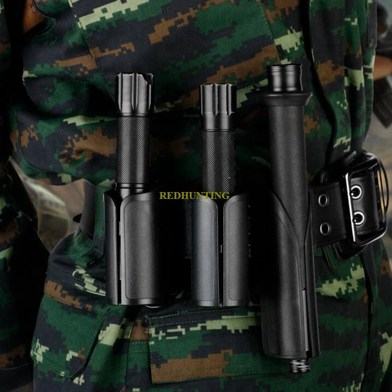 Funda táctica para bastón y linterna – Accesorios caza y Airsoft - imagen 4