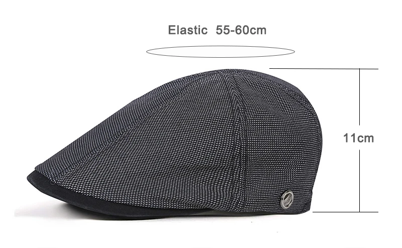 Sombrero informal con estilo tipo boina/casquete