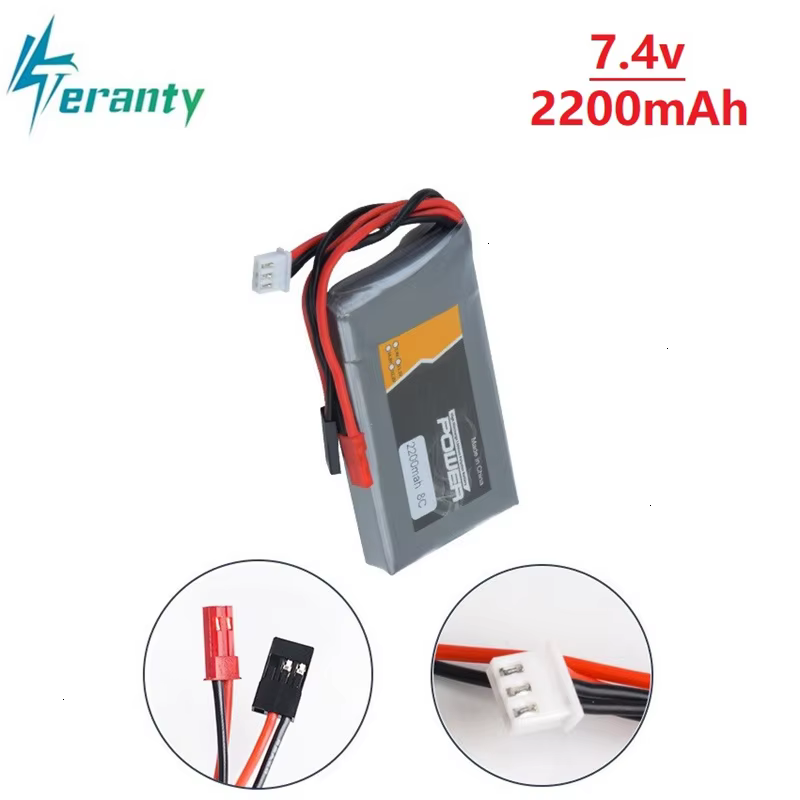 Batería Lipo Futaba 7.4V 2200mAh 2S conector BBL1 para radiocontrol