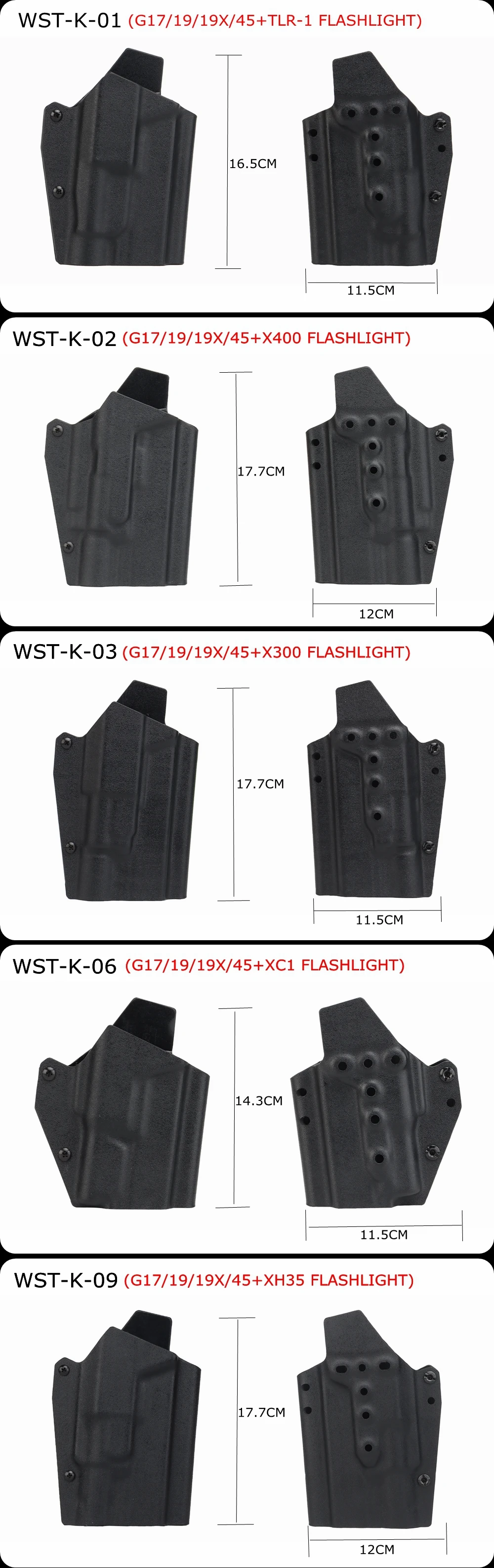 Detalle retention Kydex
