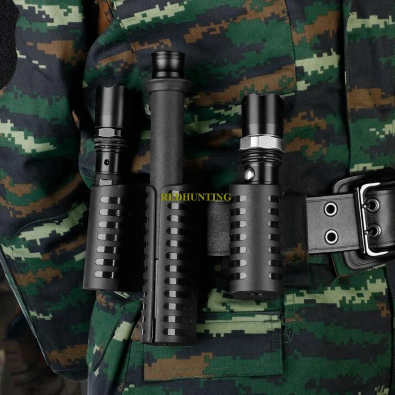 Funda táctica para bastón y linterna – Accesorios caza y Airsoft - imagen 3