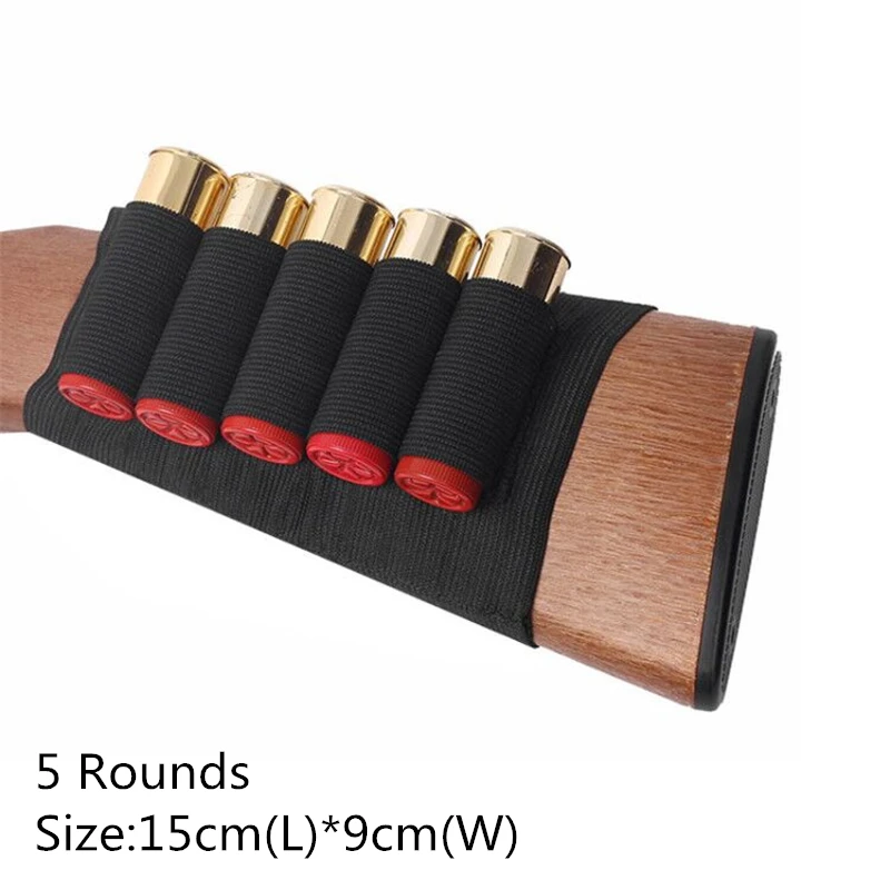 Bandolera táctica portacartuchos con soporte culata para caza