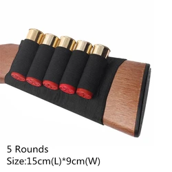 Bandolera táctica portacartuchos con soporte culata para caza