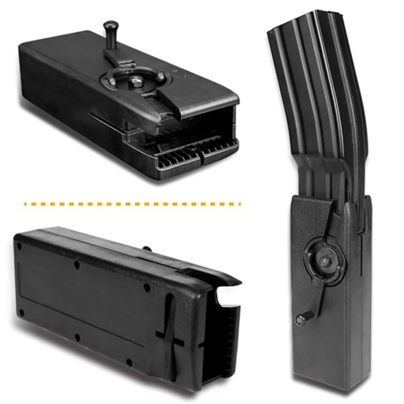 Cargador Airsoft M4 con manivela - táctico compatible AK/G36/MP5 - imagen 5