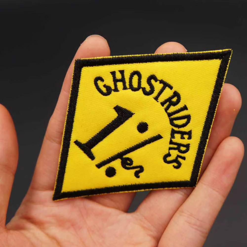 GHOSTRIDER Parche bordado motociclista respaldo hierro – Alemania - imagen 4