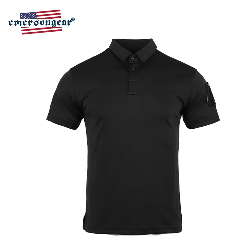 Emersongear Polo táctico secado rápido – Azul para senderismo y caza