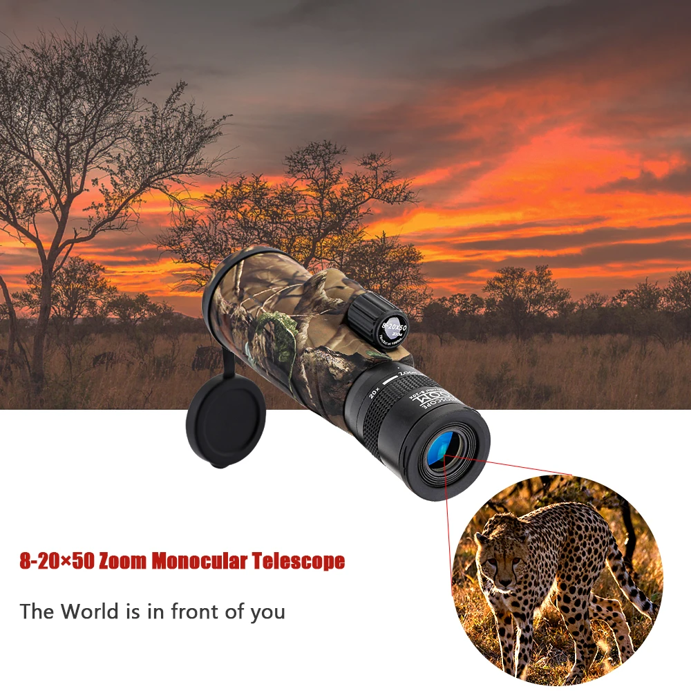 Monocular WG11 8-20x50 para caza y observación naturaleza - imagen 4