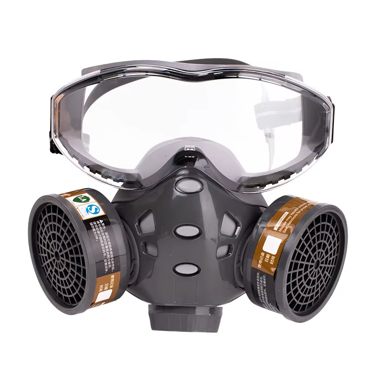 Mascarilla de gas con filtro facial