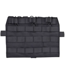 AVS JPC – Placa frontal MOLLE con triple bolsa M4 táctica