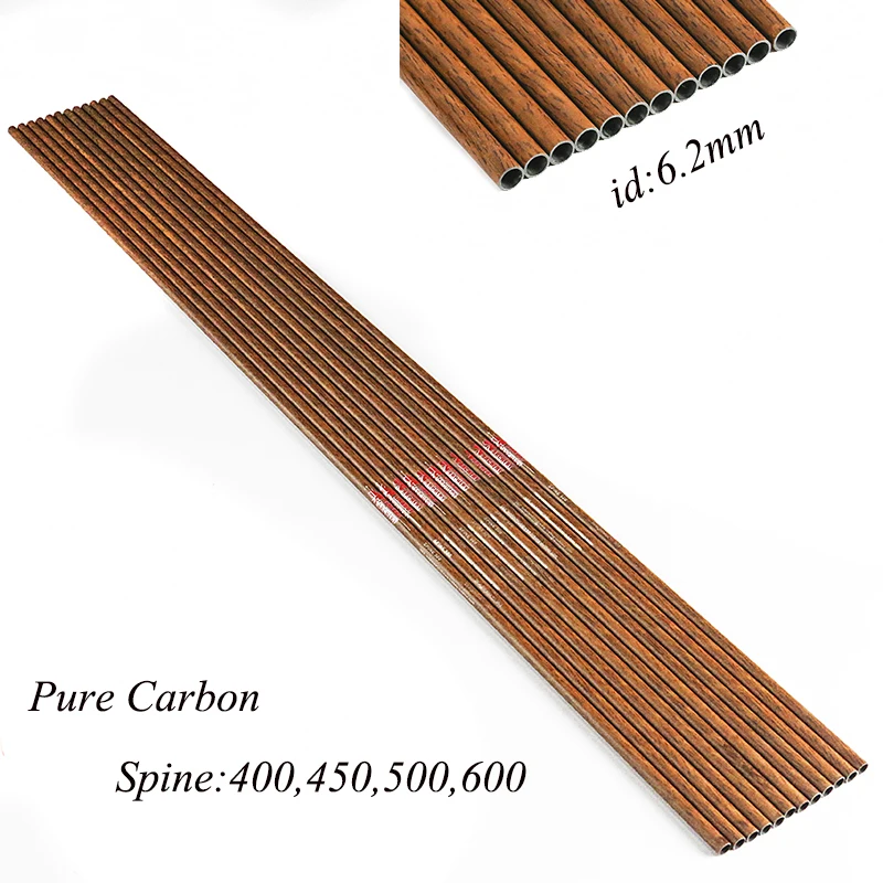 Detalle del tubo de carbono y acabado en madera