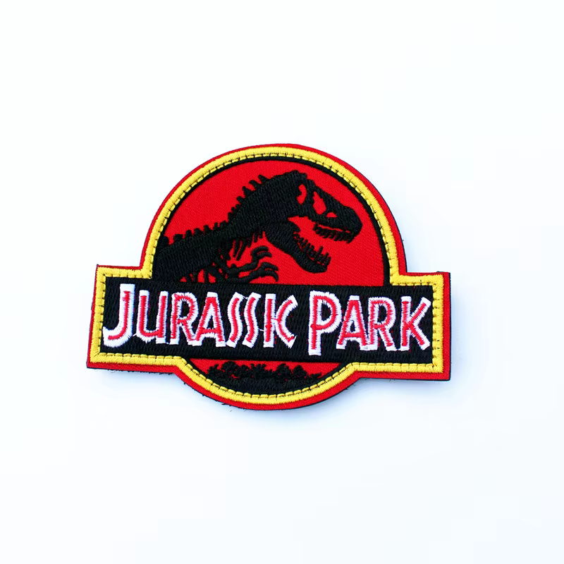 Parche táctico bordado Jurassic Park dinosaurios para Velcro - imagen 4