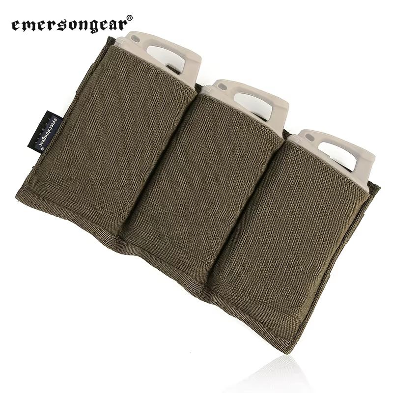 Emersongear Portaplacas MOLLE Triple Cargador Rifle M4 Táctico - imagen 2