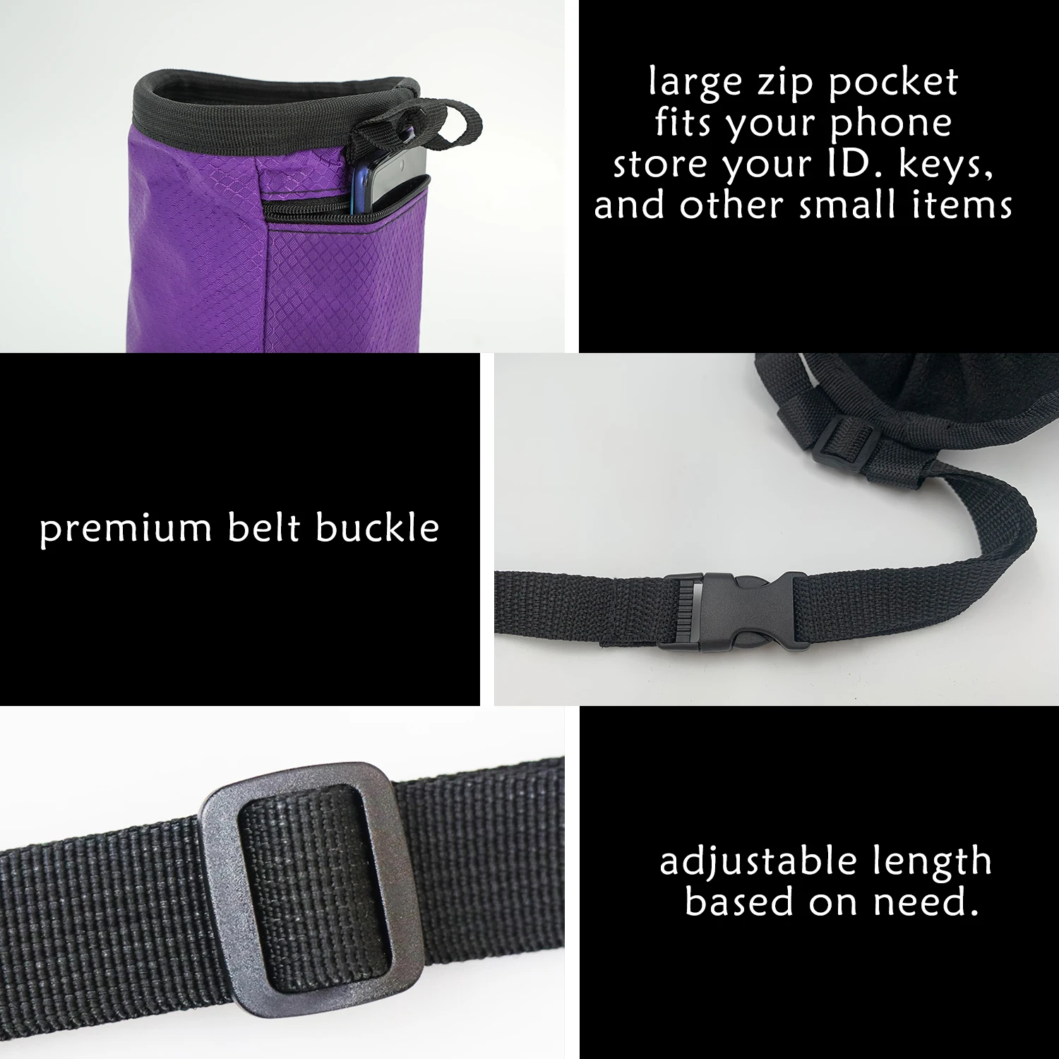 Bolsa de magnesio para escalada con bolsillo impermeable duradero - imagen 3