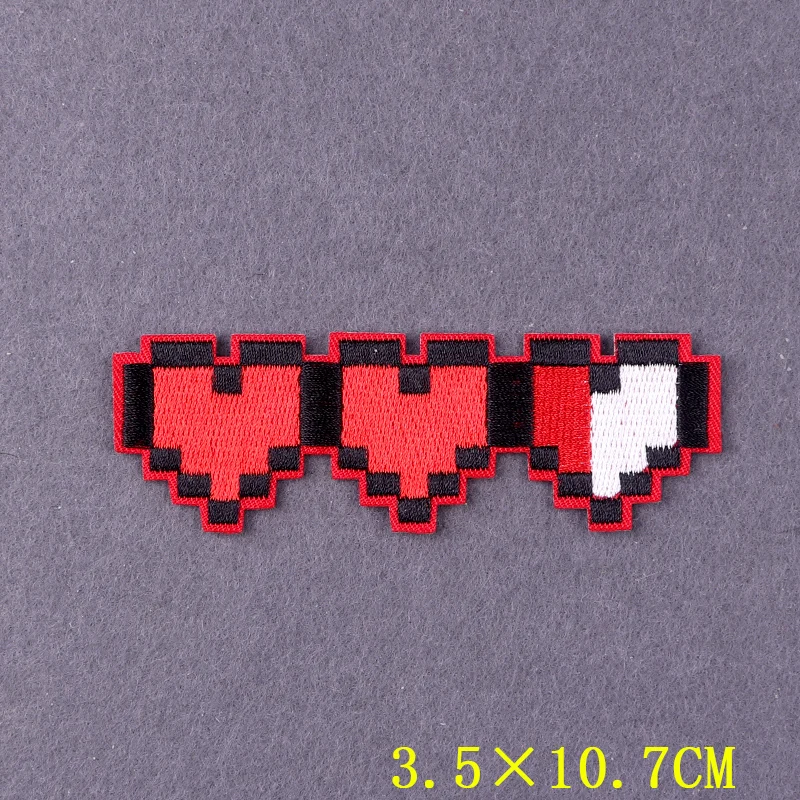 Pixel Heart parches termoadhesivos para ropa y mochilas - anime - imagen 4