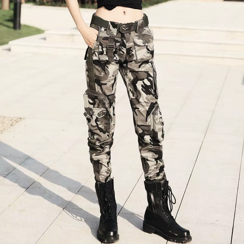 Pantalones cargo ripstop tácticos de mujer para outdoor y senderismo - imagen 3
