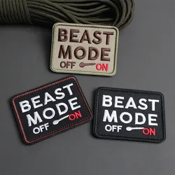 MODO BEAST Parche bordado carta táctica para ropa y mochilas