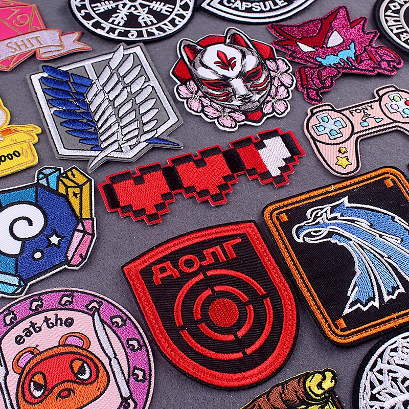 Pixel Heart parches termoadhesivos para ropa y mochilas - anime - imagen 3