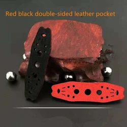 Bolso caza microfibra rojo/negro antihumedad