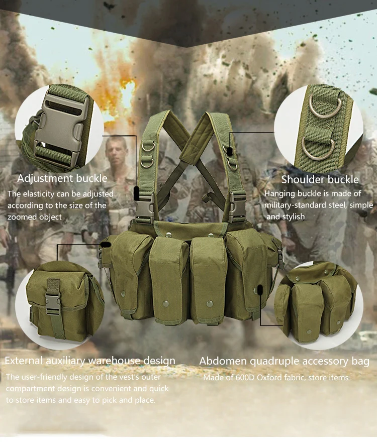 Bolsas M4/M16 y compartimentos internos